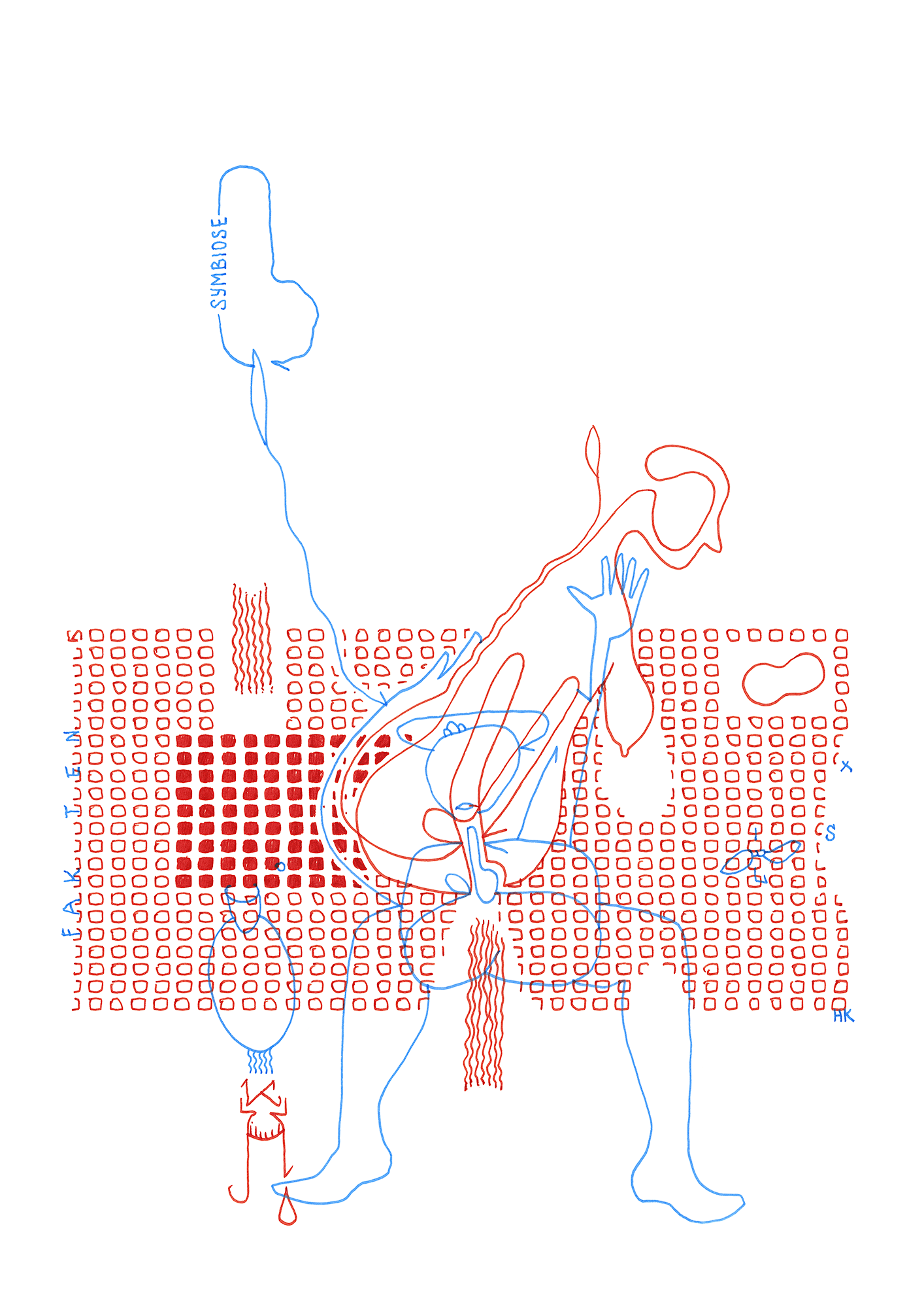 Hannes Kater: Tageszeichnung (Zeichnung/drawing) vom 08.11.2022 (1414 x 2000 Pixel)