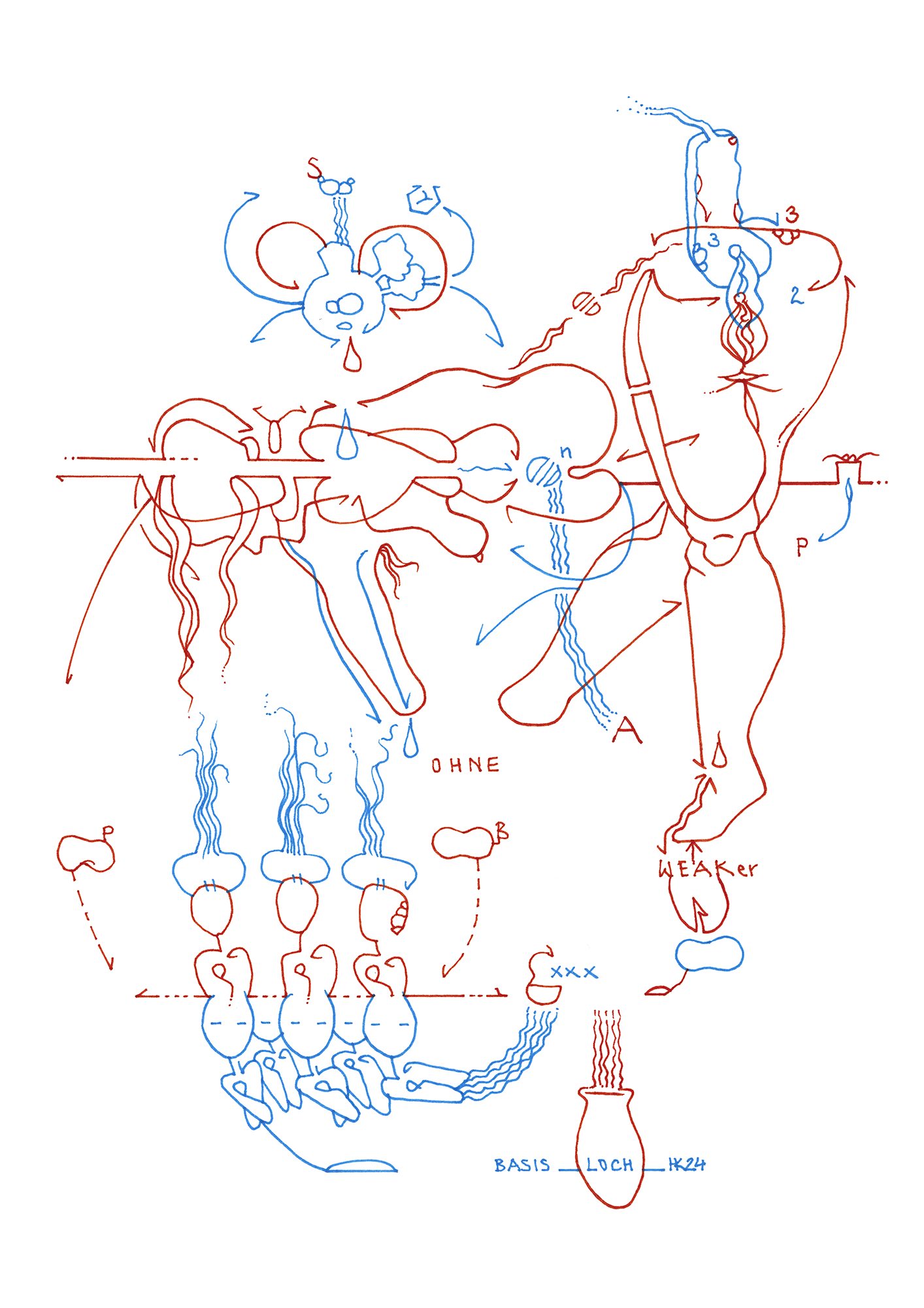 Hannes Kater –Tageszeichnung (Zeichnung/drawing) vom 06.11.2024 (1414 x 2000 Pixel)