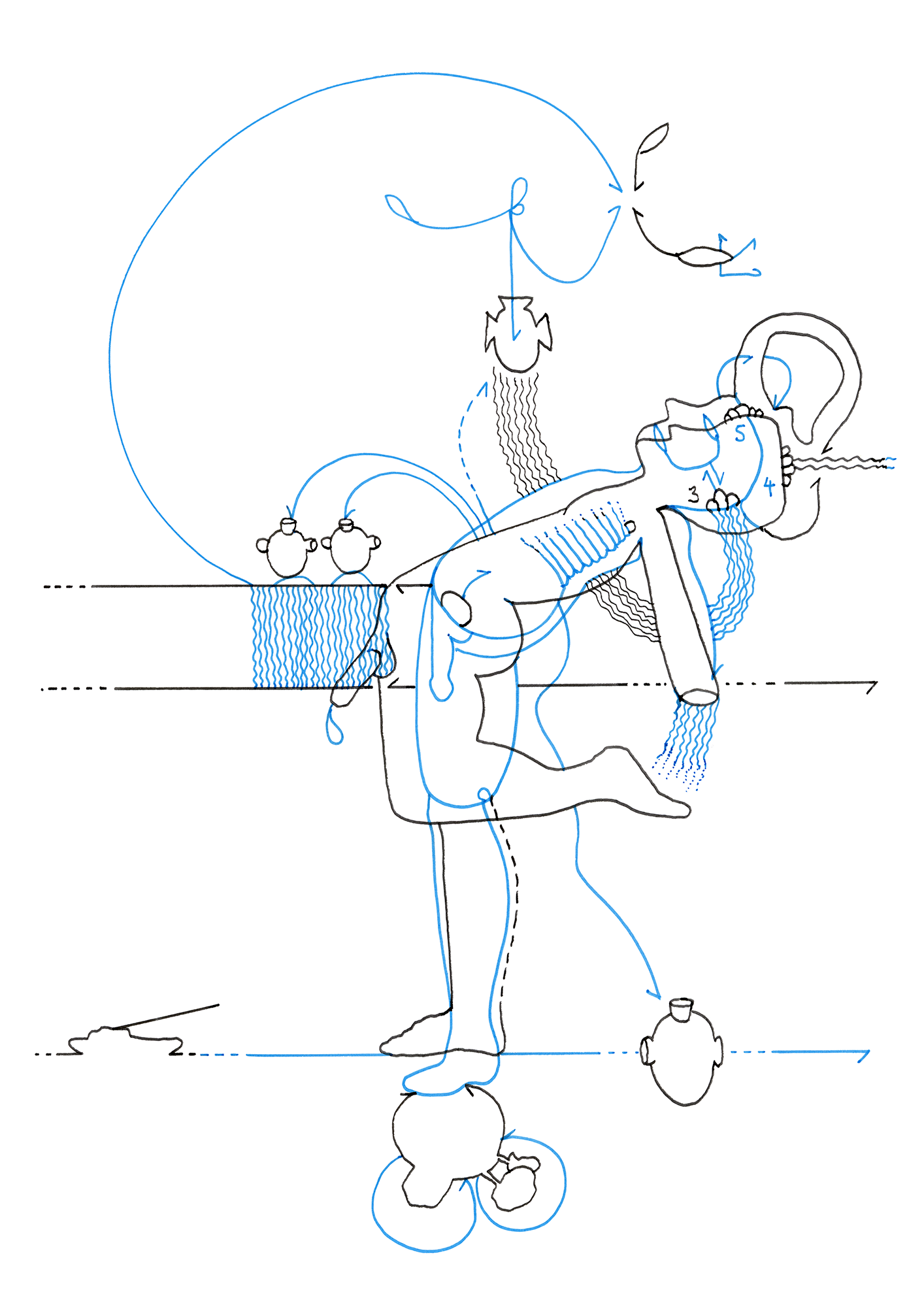 Hannes Kater –Tageszeichnung (Zeichnung/drawing) vom 22.05.2025 (1414 x 2000 Pixel)