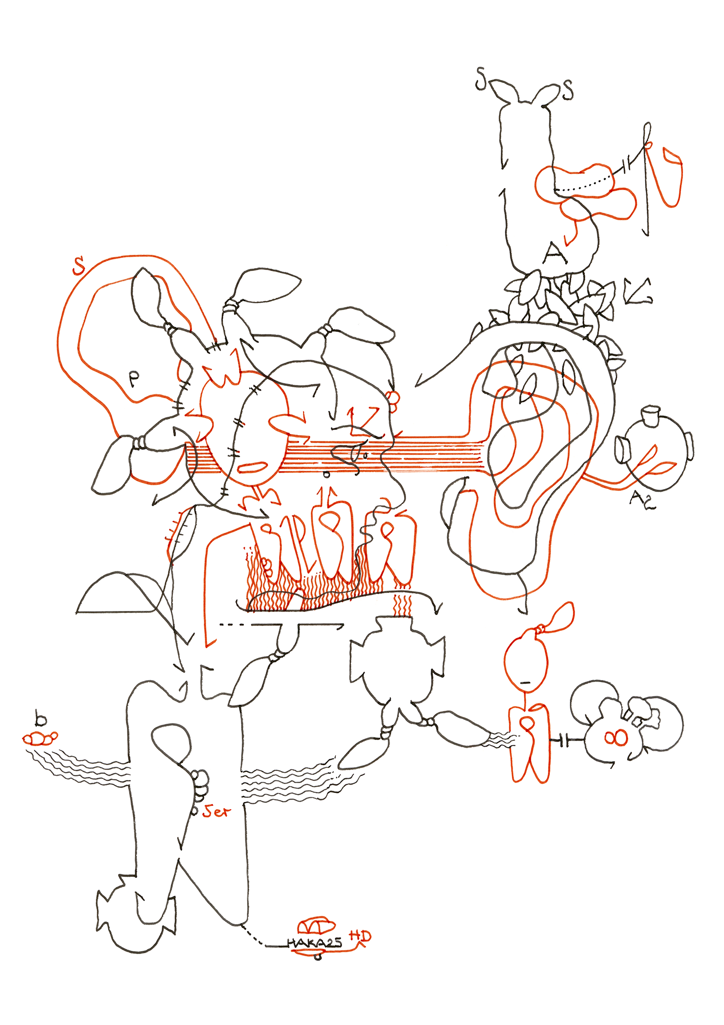 Hannes Kater –Tageszeichnung (Zeichnung/drawing) vom 07.05.2025 (1414 x 2000 Pixel)