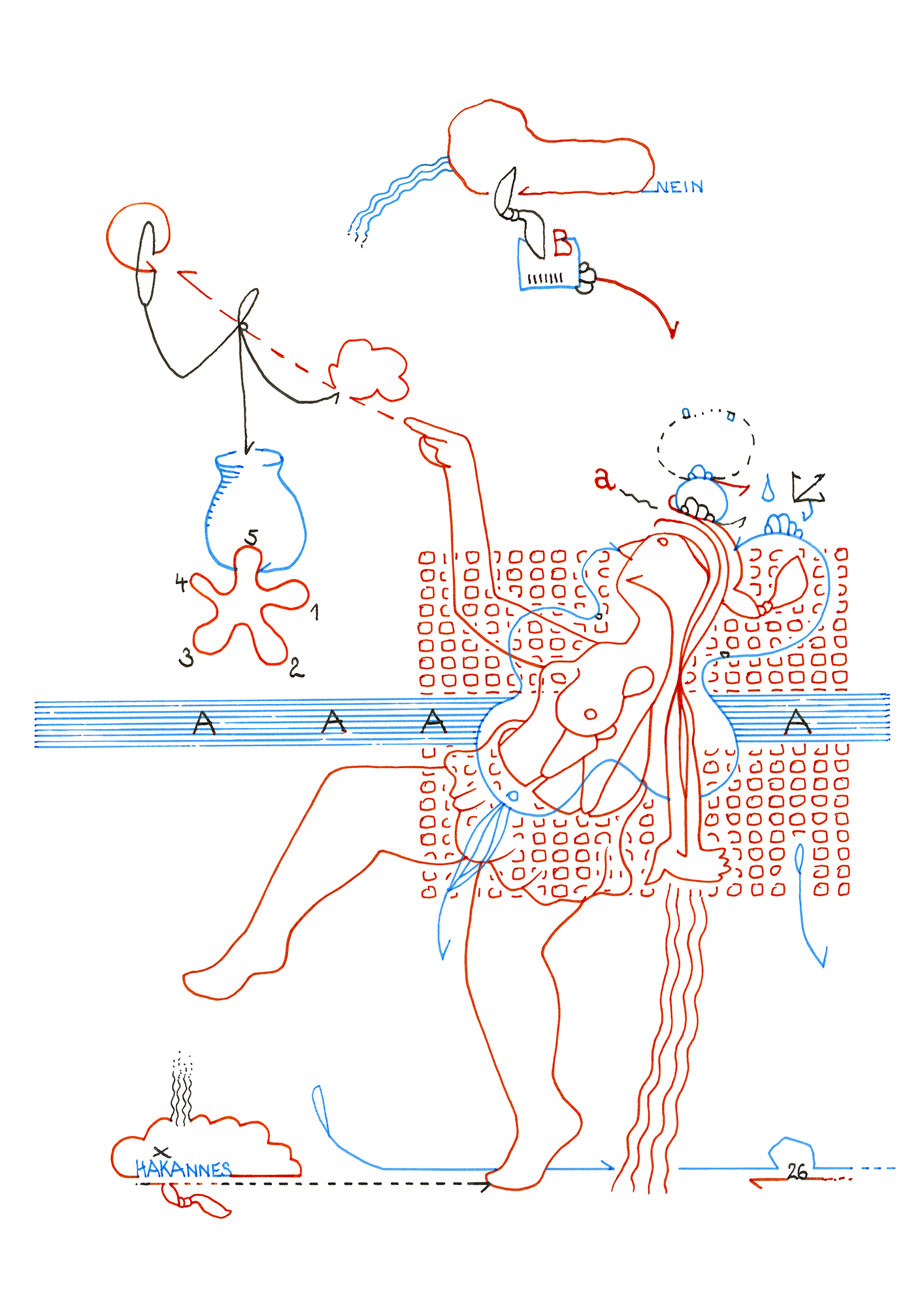Hannes Kater  Tageszeichnung (Zeichnung/drawing) vom 08.03.2026 (1414 x 2000 Pixel)