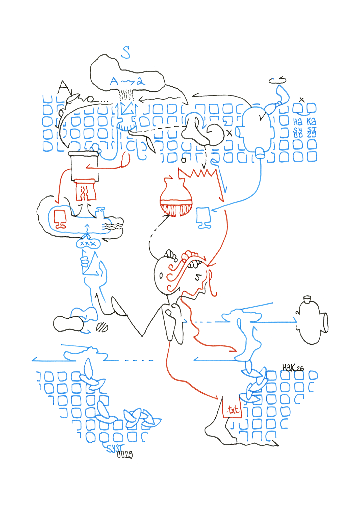 Hannes Kater  Ziehungszeichnung (Zeichnung/drawing) vom 09.06.2026 (1414 x 2000 Pixel)