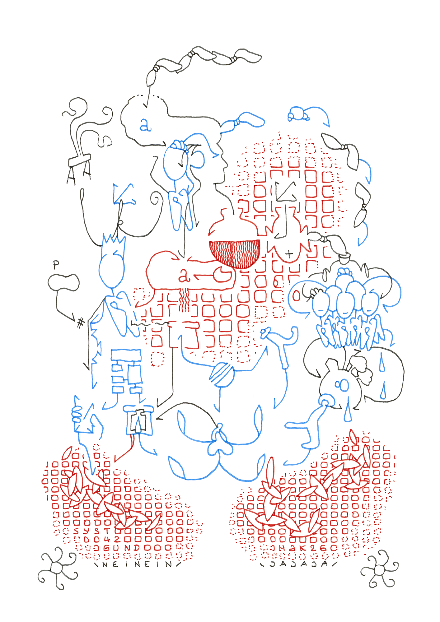 Hannes Kater  Ziehungszeichnung (Zeichnung/drawing) vom 03.08.2026 (1414 x 2000 Pixel)