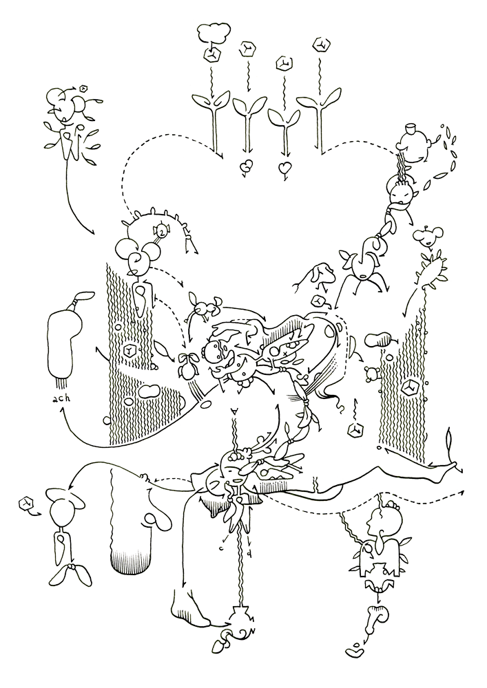 Hannes Kater: Tageszeichnung aus dem Jahr 2015