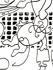 Hannes Kater  Detail einer Zeichnung, Februar 2026