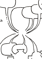 Hannes Kater – Detail einer Zeichnung aus dem August 2025