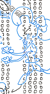 Hannes Kater – Detail einer Zeichnung aus dem August 2025