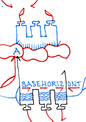 Hannes Kater – Detail einer Zeichnung aus dem Oktober 2025