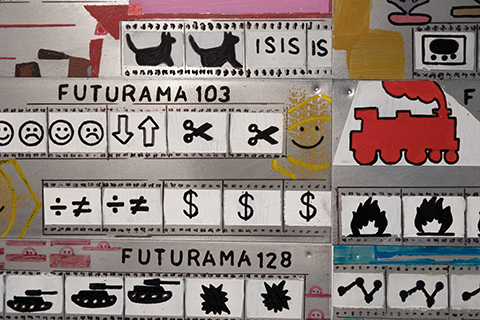 Detail (freigestellt) - Kunstpfeil_109 (Judith Blum) – Foto Hannes Kater