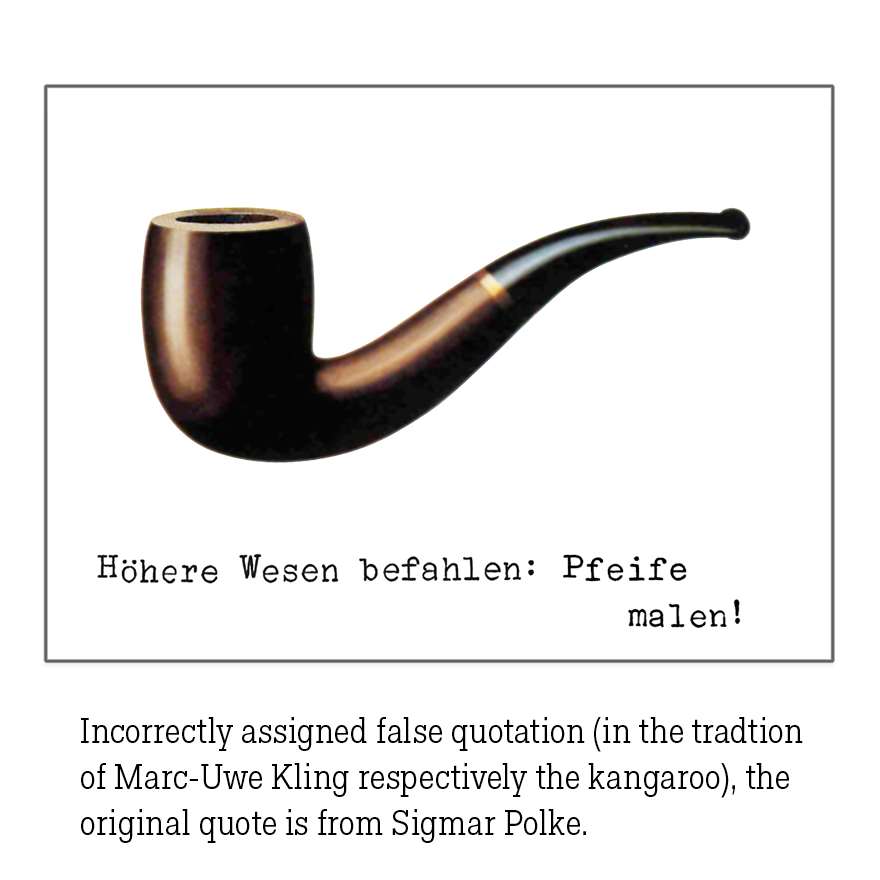 This is not a pipe_#38.1 - eine kommentierende Untersuchung von Hannes Kater