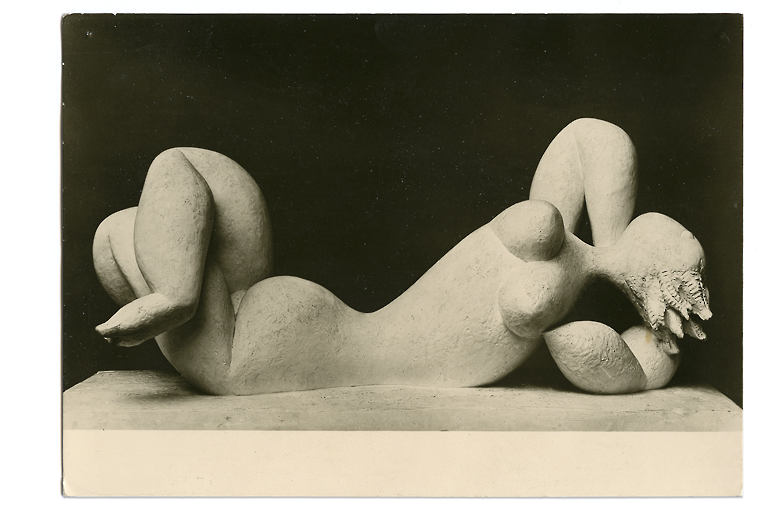 Postkarte verschickt 1964 - Skulptur von Henri Laurens / Bildseite